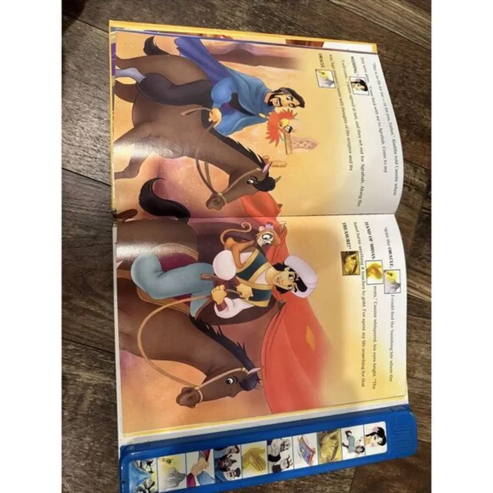 Disney's Aladdin & The King of Thieves Sound Story‎ HB Book READ DESCRIPTION